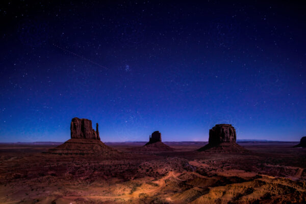 Monument Valley Night Sky